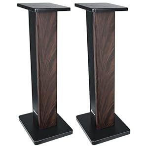 Pairrockvillerht28d28darkwoodgrainbookshelfhometheaterspeakerstands Urban Country Home Decor Pair rockville rht28d 28 dark wood grain bookshelf home theater speaker stands urban country home decor