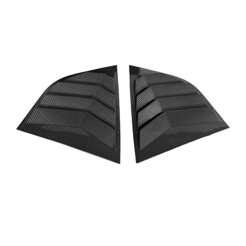 Persiennes de fenêtre latérale finition carbone premium pour Octavia MK3