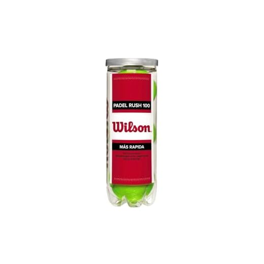 Wilson Rush 100 3 Ball Can Pelotas de Tenis, Unisex, Yellow, NS