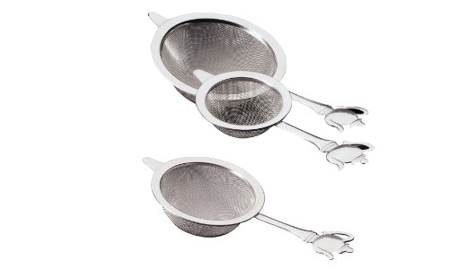 Kuchenprofi Set of 3 Tea Strainers in 18/10 Stainless Steel