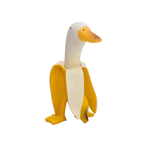 YGMXZL Garden Statue Creative Art Banana Duck, Garden Statues Art Banana Duck Garden Decoration, Cute Whimsical Peeled Banana Duck, Outdoor Decoration for Patio, Front Garden, Garden Cover