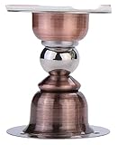 Generic Tope de puerta interior, Tope de puerta magnético Cierre magnético de puerta de acero inoxidable Tornillos de cinta adhesiva de doble cara para un montaje más fuerte Mant, Red Bronze