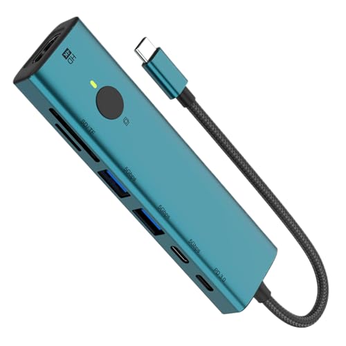 Hub USB C 7 ports 4K avec fonction veille écran pour ordinateur portable