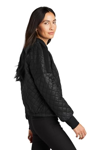 Women's Boxy Quilted Jacket | Padded Bomber Jacket for Women, Water Repellent Finish, Lightweight Insulation3