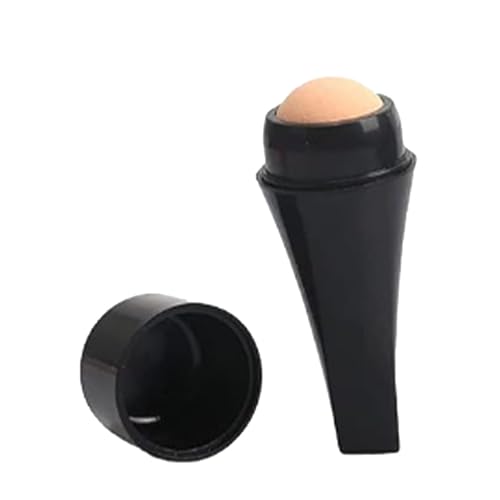 Rodillo Facial Volcánico Absorbente de Aceite, Removedor Ligero, Extraíble, Reutilizable, Fácil de Limpiar, Masaje, Belleza, Rodillo Facial de Piedra Volcánica para el Cuidado de