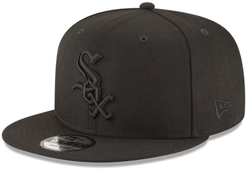 Chicago White Sox Snapback Flat Brim - ALL BLACK