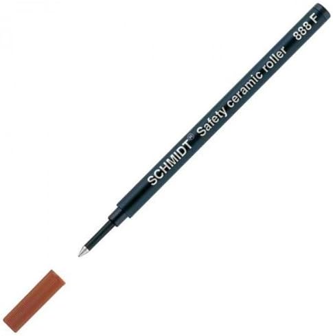 888F Pack of 10 Blue Ceramic Rollerball Refills