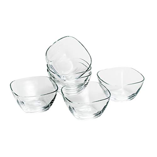 Jogo de 6 Saladeiras Rojemac Transparente