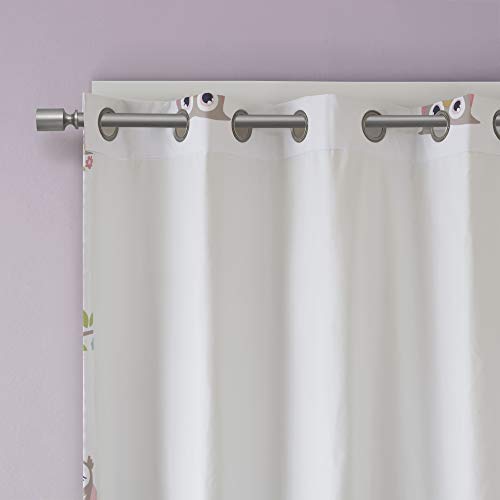 Mi Zone Kids Wise Wendy Blackout Curtain For Bedroom, Casual Grommet Red Window Curtain For Living Room Family Room For Kids, Novelty Valance Black Out, Single Panel, 50x63",Pink