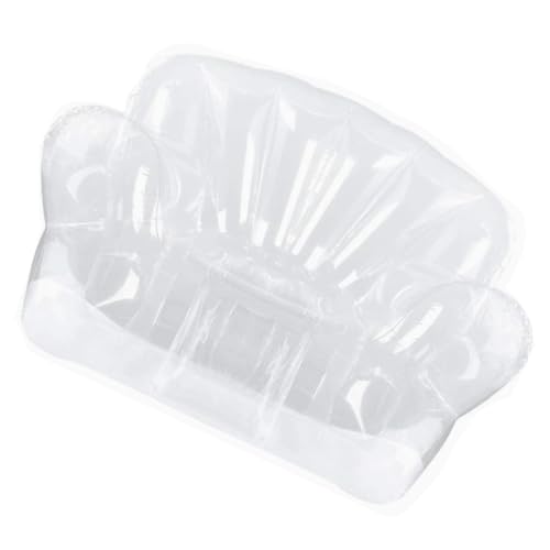 Sofá inflable grueso de alta resistencia con diseño de PVC transparente 3