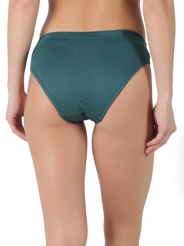 Image of Dollar Lehar Super Combed Cotton Women's Solid Hipster Panty - Actual Colour May Vary