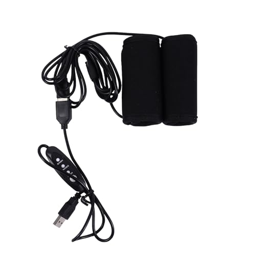 Toyvian Almohadilla Calefactora para Puños Control de de Motocicleta USB, Material Neopreno y Diseño para Invierno