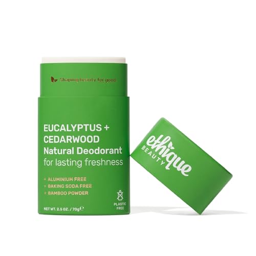 Ethique Beauty Eucalyptus & Cedarwood Deodorant Stick for Men & Women -...