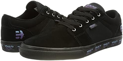 Etnies Men's Bargle LS x Rad Racing Low Top Skate Shoe, Black/Black, 9 | Image 7