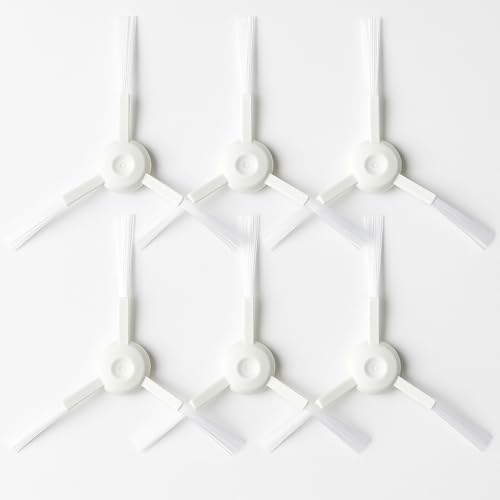 Pack de 6 Cepillos Laterales Repuesto Xiaomi Vacuum S20 S12 S10EU Mi Robot Mop Kit Accesorios Duraderos ABS Cerdas Suaves Limpieza Profunda Eficiente Hogar Alta Compatibilidad Fácil Instalación