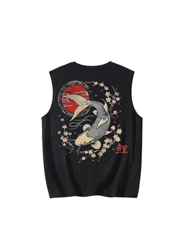 Image of RoseSeek Summer Retro Graphic Tank Top Hippop Streetwear Y2K Tees