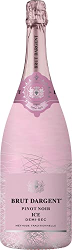 Brut Dargent Ice Pinot Noir - Vin Effervescent Rosé Demi-Sec Magnum - Méthode Traditionnelle (1 x 1,5 L)