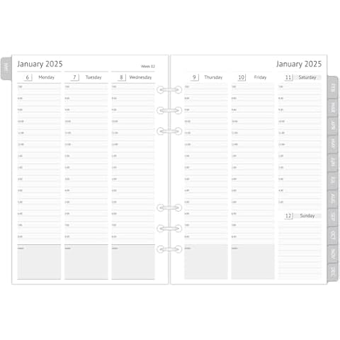 2024 Planner Refills - A5 Size Cover