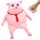 DFADKYWU Schweine Quetschspielzeug, Unbreakable Pig, Anti Stress Schwein, Kreatives Dekompressions Piggy, Pig Fidget Toy, Stress Spielzeug, Anti Stress Spielzeug für Erwachsene und Kinder