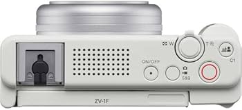 Amazon.com: Sony ZV-1F Vlogging Camera (White) (ZV1F/W) + Filter