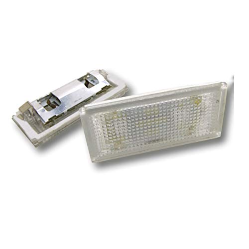 GOFORJUMP Precio de Venta al por Mayor de fábrica Canbus Free LED Light License Plate para B/MW E66, led luz Trasera, 18 SMD led Licencia lámpara pzd0014