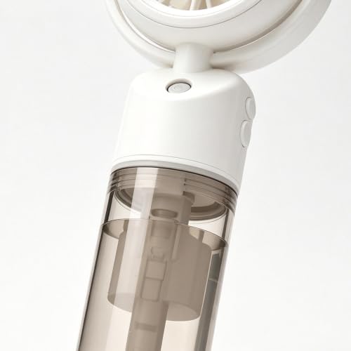 Ventilador de mano recargable con 3 velocidades para uso personal 8