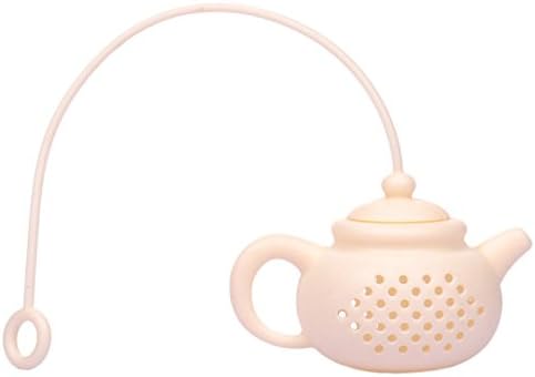 Amazon Lulaa ティーインフューザー ティーストレーナー 茶こし シリコン製 ミニかわいいティーポット ホワイト コーヒー ストレーナー 茶こし オンライン通販