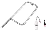 DELSbbq 69956 41862 Grill Burner Tube Replacement for Weber Q200 Q220 Q2000 Q2200,and 80462 Ignitor...