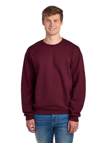 Jerzees -Men's NuBlend Fleece -Sweatshirts & Hoodies, Sweatshirt-Maroon, XX-Large