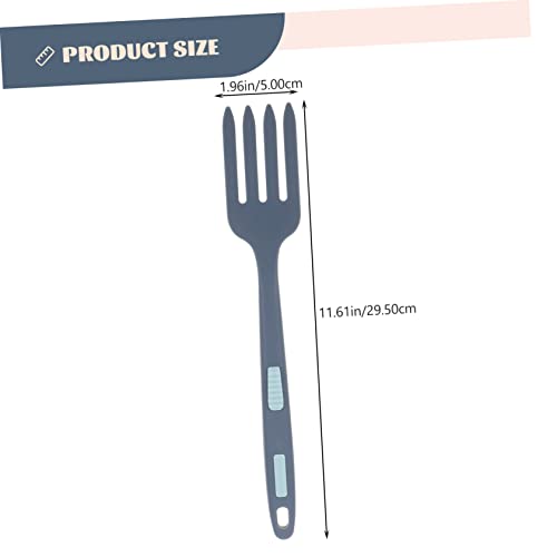 Cabilock Kitchen Forks 2 Pack of Silicone Forks Safe for Pasta Salad More Heat Resistant Non-slip Design