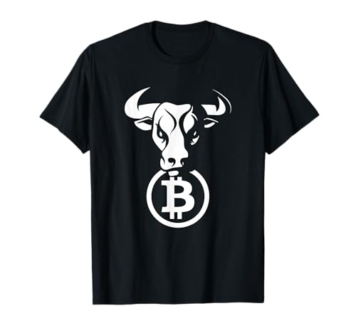 Wallet Trading Money Cryptocurrency Trader Hodl Bitcoin BTC Crypto Bulls Animal Currency Blockchain Gift T-Shirt, Black, Small