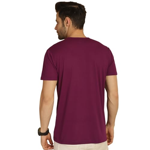 Image of Mack Jonney Solid Round Neck Cotton Half Sleeves Tshirt for Men(Pack of 3)-MACK634866