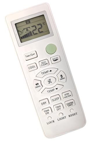 Image of Ehop Compatible Remote Control for Haier Inverter AC,smart ac Remote with Self Clean and Eco Functions AC-131F(Old Remote Must be Exactly Same for it to Work)
