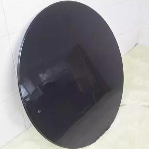 GY8PKVWKWQ Vidrio Templado,1/2' de Espesor,Vidrio de Placa Circular Redonda Premium,Mesa de Vidrio Biselado,Mesa Redonda de Vidrio for Patio(95CM(37.4IN))