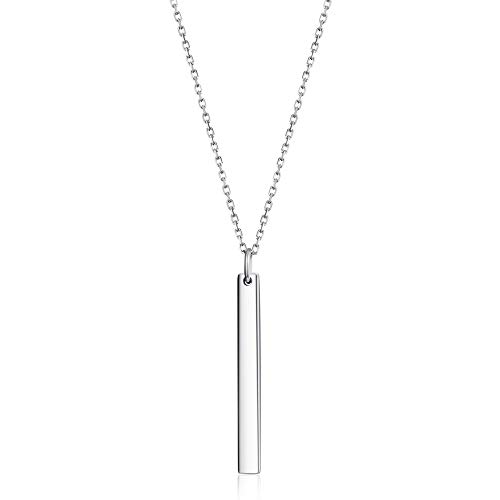 MOCHAMIK Ciondolo Temperamento Collana in Argento Sterling S925 personalità Catena clavicola Freddo