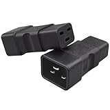IEC 320 C20 to C19 Power Adapter 2.5-16A /250V,PDU/UPS Plug/Socket C19 to C20 Power Adaptor (C20 to C19) 1 Piece