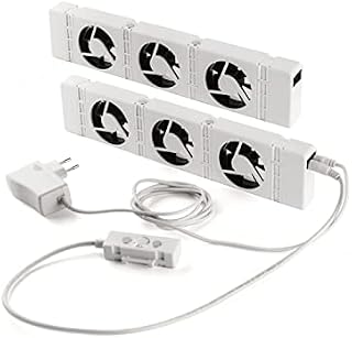 SpeedComfort Zestaw startowy 2-elementowy: inteligentna dmuchawa grzewcza do ogrzewania  trwały wzmacniacz ciepła do ogrzewania i grzejników  do oszczędzania energii i kosztów ogrzewania