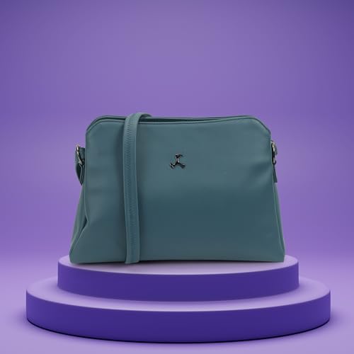 Image of Mochi Women Casual Faux leather Soft Body Zipper closure Solid Sling Bag