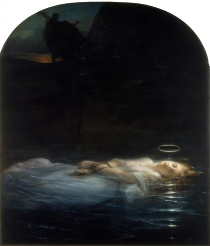 Póster de lienzo de Paul Delaroche il giovane martire para salón y dormitorio
