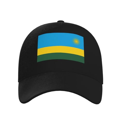 Rwanda Flag Baseball Hats for Men and Women - Classic Adjustable Hats2