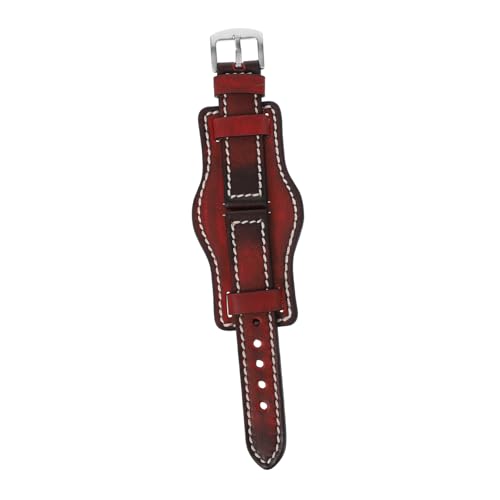 Bracelet montre cuir 20 mm rétro Homoyoyo idéal pour le bureau quotidien