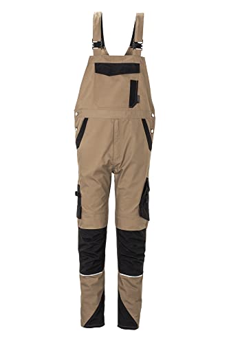 Planam Norit Herren Latzhose Sand schwarz Modell 6523 Größe 42