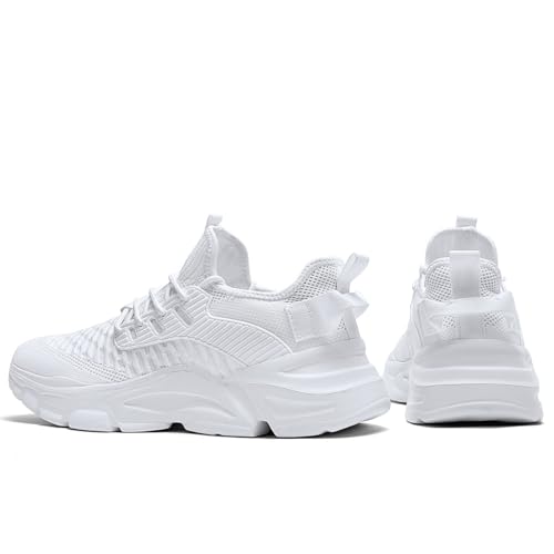 Image of Men's Slip on Walking Shoes Tennis Running Sneakers Lightweight Breathable Casual Soft Sole Comfort Work Gym Trainers
