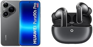 HUAWEI Pura 90s Pro 12+256GB, Negro con FreeBuds Pro 5 Grey