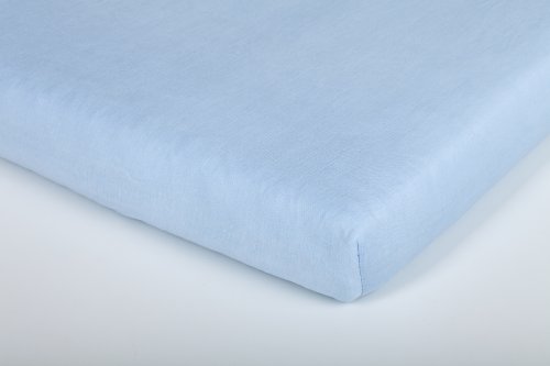 Träumeland Spannbetttuch Jersey, hellblau, 60 x 120 + 70 x 140 cm – Ansicht 3