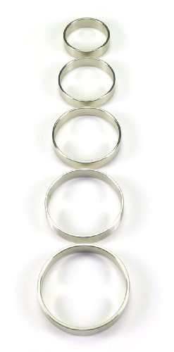 Rimba Anneau de Pénis en Acier Inoxydable Largeur 1 cm Diamètre 35 mm