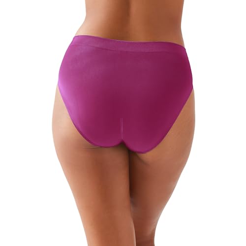 Image of Wacoal Women's B-Smooth Seamless Full Coverage Hi-Cut Brief Panty, 834175