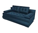 Die Schlaffunktion ist mit einem einfachen Ausklappmechanismus (DL) ausgestattet, der den gesamten Vorgang erleichtert und gleichzeitig den Boden vor Kratzern schützt. Zusätzlich bietet das Sofa großzügigen Stauraum unter der Sitzfläche für Bettwäsche.