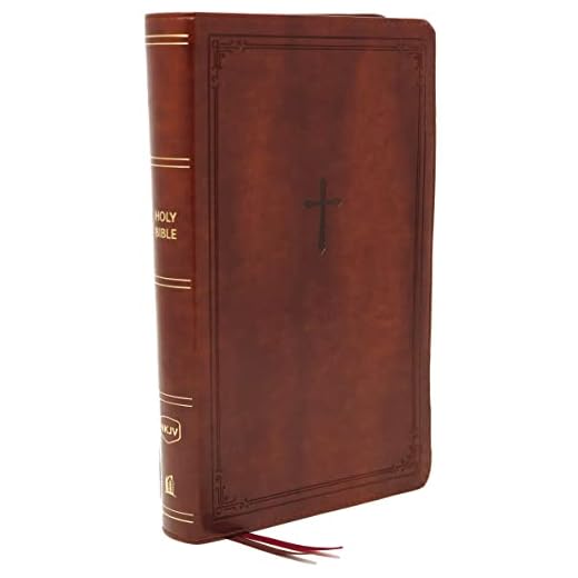 NKJV Large Print Brown Leathersoft Bible