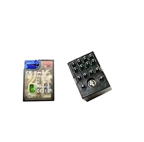 Relais HF18FH-024-4Z1DJ avec embase 14 broches pour réparer un tableau électrique en panne